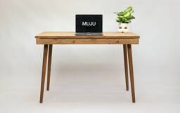 Beautiful Home Office Desks in Solid Wood & Hidden Drawer - thumbnail 1