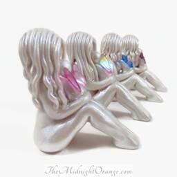 Personalized Mother & Baby Clay Sculpture Bereavement Keepsake, Infant Loss Gift - thumbnail 3