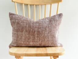 Hand Woven Natural Fiber Lumbar Pillow Cover - thumbnail 1