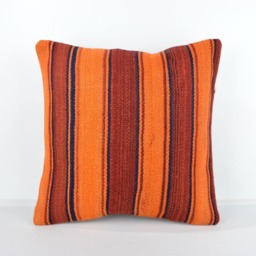 Handwoven Wool Kilim Pillow Cover - thumbnail 2