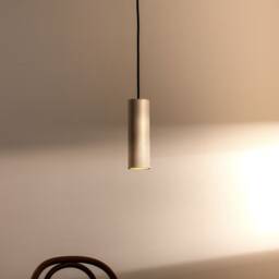 Pendant Minimalist Light Round Colored Concrete Lighting Fixture Cromia Lamp in White - thumbnail 3