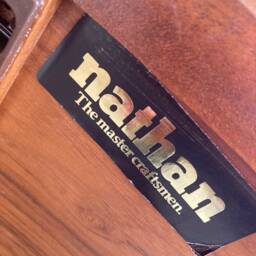 Iconic Stunning, Long Mid Century Nathan Sideboard in Grey & Copper - thumbnail 4