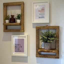 Rustic Shelves, Shelving, Wall Hung Shelf - thumbnail 4