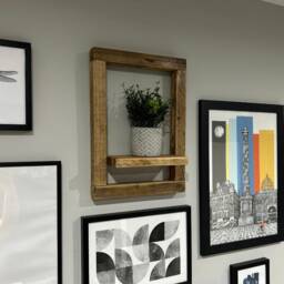 Rustic Shelves, Shelving, Wall Hung Shelf - thumbnail 3