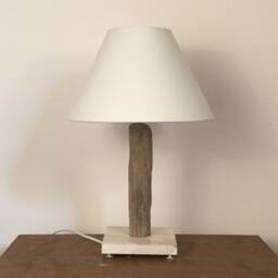 Table Lamp Made Of Driftwood - thumbnail 2