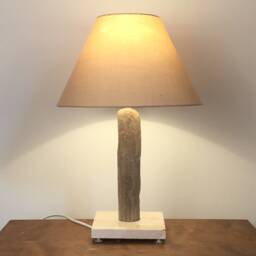 Table Lamp Made Of Driftwood