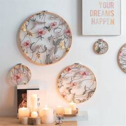 Embroidery Wall Hangings Decoration, Wedding Decoration, Boho Home Decor, Jewellery Hanging, Embroidered Decor - thumbnail 2
