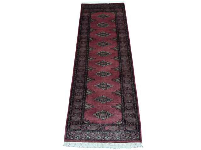 2x6 Pink Color Bokhara Rug - Runner Hallway Luxury Bukhara Fine Quality Woolen Afghan - image 1