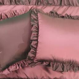 Plum/Purple Taffeta Cushions - thumbnail 4