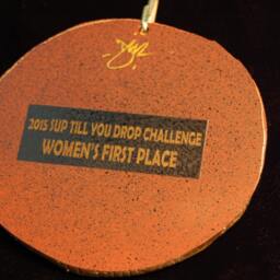 Paddleboard Race Medallion On Ribbon By Dave C Reynolds Sup - thumbnail 3
