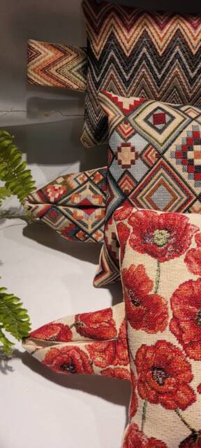 Handmade Draught Excluder in Vibrant Tapestry Fabrics - Available A Verity Of Designs & Lengths - image 1