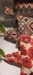 Handmade Draught Excluder in Vibrant Tapestry Fabrics - Available A Verity Of Designs & Lengths - thumbnail 1