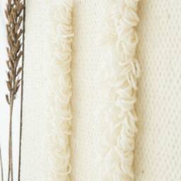 Framed Vi - Handmade Japandi Wool Wall Hanging Oak Tapestry - thumbnail 4