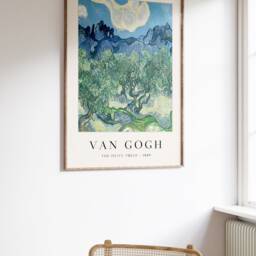 Van Gogh Art Print, The Olive Trees, Poster, Famous Paintings Art, Tree Scenery & Nature Decor, A1/A2/A3/A4 - thumbnail 3