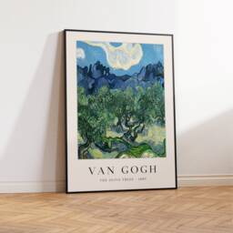 Van Gogh Art Print, The Olive Trees, Poster, Famous Paintings Art, Tree Scenery & Nature Decor, A1/A2/A3/A4 - thumbnail 2