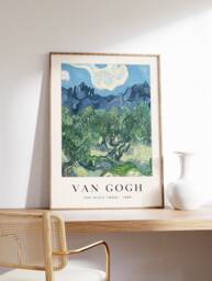 Van Gogh Art Print, The Olive Trees, Poster, Famous Paintings Art, Tree Scenery & Nature Decor, A1/A2/A3/A4 - thumbnail 1