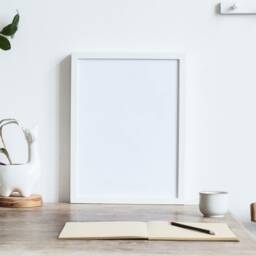 A4 A5 Matt Black Photo Frame White Picture Poster Frames Wall Art Hanging Home Decor Best For Gifts - thumbnail 2