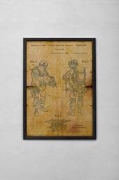 U.s. Navy Seal Patent Poster - Seal Art Special Forces - thumbnail 1