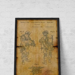 U.s. Navy Seal Patent Poster - Seal Art Special Forces - thumbnail 3