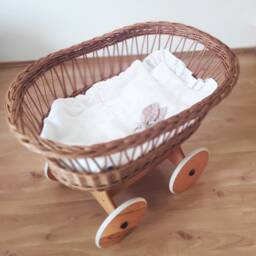 White Linen Baby Bedding Set, Natural Organic Crib Bedding, Hypoallergenic Cot Neutral Nursery Toddler Bed Set - thumbnail 2