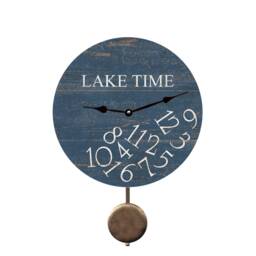 Lake Time Whatever Clock - Navy Blue Clock - thumbnail 2