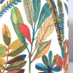 Colourful Botanical Lampshade, Gold Or Silver Lining Option, Floral Pattern, Ceiling Lamp Base, 20cm To 40cm ??, Handmade By Vivid Shades - thumbnail 3