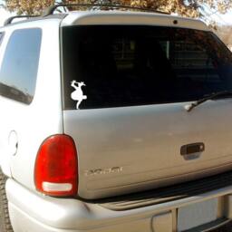 Skateboarder Stand Silhouette Sports - Wall Decal Custom Vinyl Art Stickers - thumbnail 3