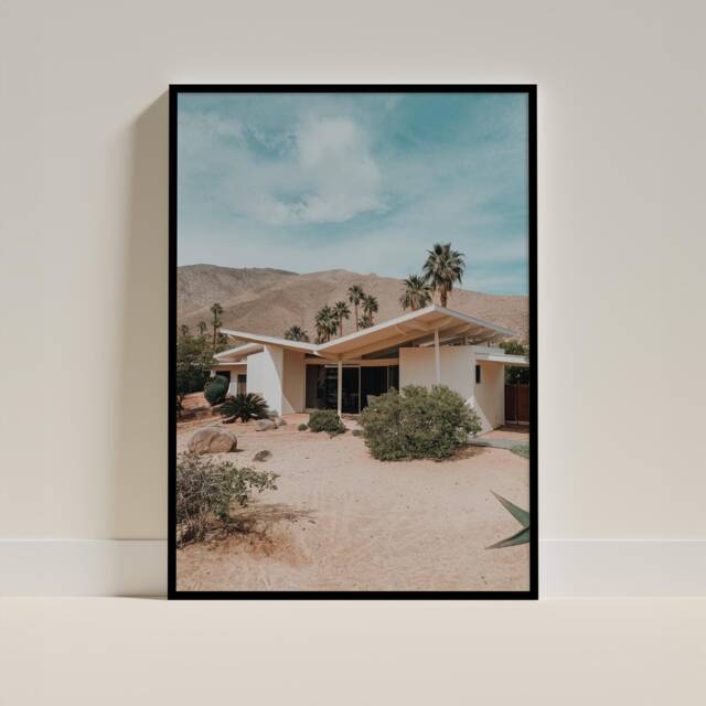 Frank Lloyd Wright Architectural Style Poster - California Usa Modernist Design Art Print Inspired By Prairie & Organic Architecture - image 1