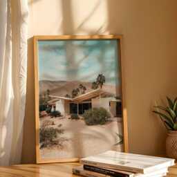 Frank Lloyd Wright Architectural Style Poster - California Usa Modernist Design Art Print Inspired By Prairie & Organic Architecture - thumbnail 3