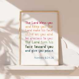 Set Of 3 Bible Verse Prints, Christian Wall Art, Girls Bedroom, Boys Rainbow Toddler, Christening Gift, Sunday School - thumbnail 2