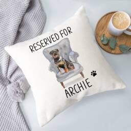 Rottweiler Cushion - Dog Related Gift Reserved For Dog Cushion Gift - thumbnail 3