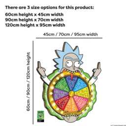 Rick & Morty Wall Sticker - Wheel Of Better Things Than Decal Art - thumbnail 2