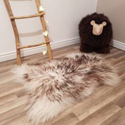 Beautiful Island Rugs Amazing Sheepskin Sheep Skin Leather Decorative Rug Comfy Area Carpet Throw #59 - thumbnail 1
