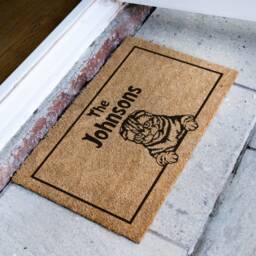 Scottish Fold Cat Mat - Personalized Doormat Cute Gift For Lovers Welcome Home Family Pet - thumbnail 2