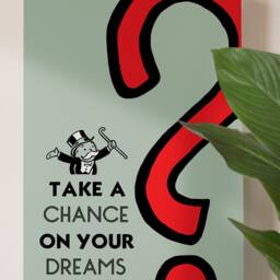 Monopoly Inspired Print - Motivational Print Poster Motivational Inspirational Quote Prints - thumbnail 2