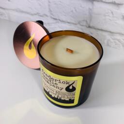 Luxury Soy Candle, Tobacco & Bay Leaf, Mens Votive Collection, Mens, Masculine, Minimalist, Wood Wick, Gift For Him, Spring Decor, Hygge - thumbnail 3