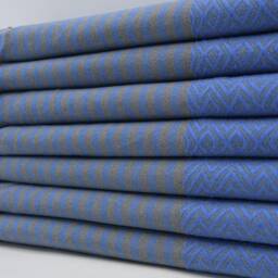 "Saks Blue Towel, Diamond Towel, Beach Towel, Turkish Towel, 100x180cm, Turkish Peshtemal, 40""x70" - thumbnail 3