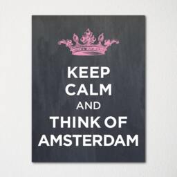 Keep Calm & Think Of Amsterdam - Any Location Available Fine Art Print Choice Color Purchase 3 Receive 1 Free - thumbnail 3
