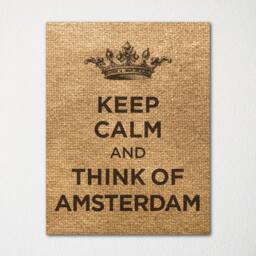 Keep Calm & Think Of Amsterdam - Any Location Available Fine Art Print Choice Color Purchase 3 Receive 1 Free - thumbnail 2