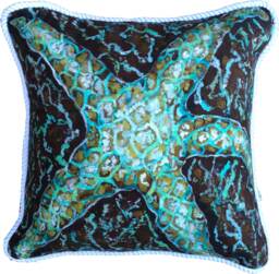 starfish Pillow With Insert, Beach Covers Nautical Pillow For Coastal Home Decor Beach House Pillow 20 X 20 - thumbnail 1