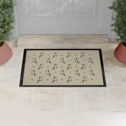Tortie Cat Pattern Door Mat