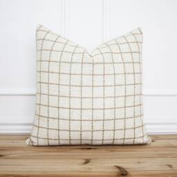 Windowpane Pillow Cover Plaid Throw Decorative Designer Pillows Farmhouse 20 X 16 26 -- Porter