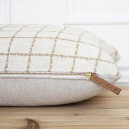 Windowpane Pillow Cover Plaid Throw Decorative Designer Pillows Farmhouse 20 X 16 26 -- Porter - thumbnail 2