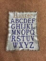Crochet Baby Alphabet Blanket - Warm Thick & Cozy Machine Washable Customization Available Made To Order - thumbnail 2