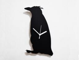 Royal Penguin Silhouette - Wall Clock - thumbnail 1