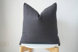 Black Striped Pillow Cover - thumbnail 1