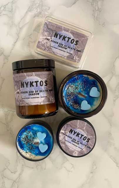 Nyktos Candle - From Blood & Ash Fantasy Romance Romantasy Bookish Gift - image 1