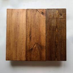 Chunky Exterior Industrial Dining Table - Handmade Solid Wood With Custom Sizes & Finishes Rustic Outdoor Furniture - thumbnail 3