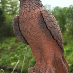 Hawk Bird Roof Finial Half Round Ridge Tile - thumbnail 3