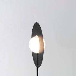 Floor Lamp in Modern Style - Standing Perfect For Living Room Decor Saturn Inspired Sculptural Floor - thumbnail 4